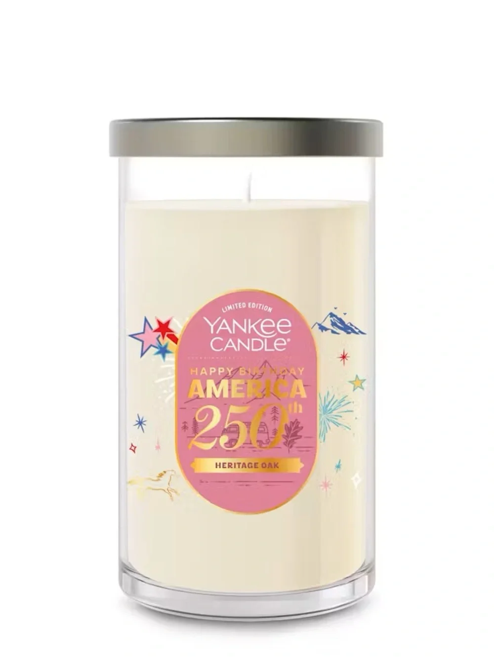 Yankee Candle Heritage Oak Medium Pillar Candle - New